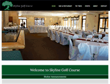 Tablet Screenshot of golfskyline.com
